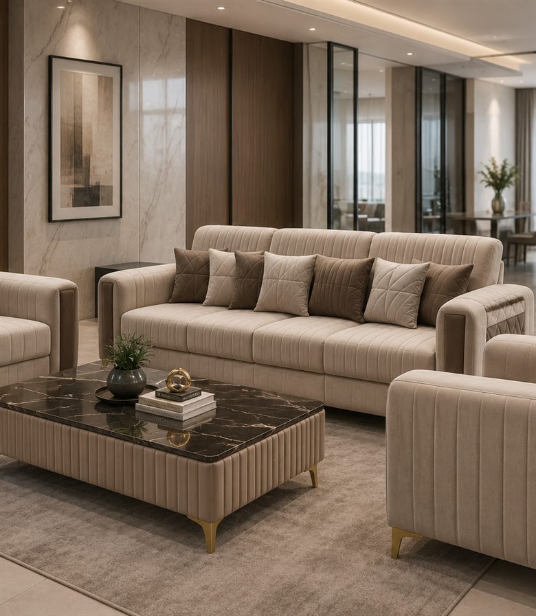 Wooden furniture being built, representative photo for Hanuman Furnitures
